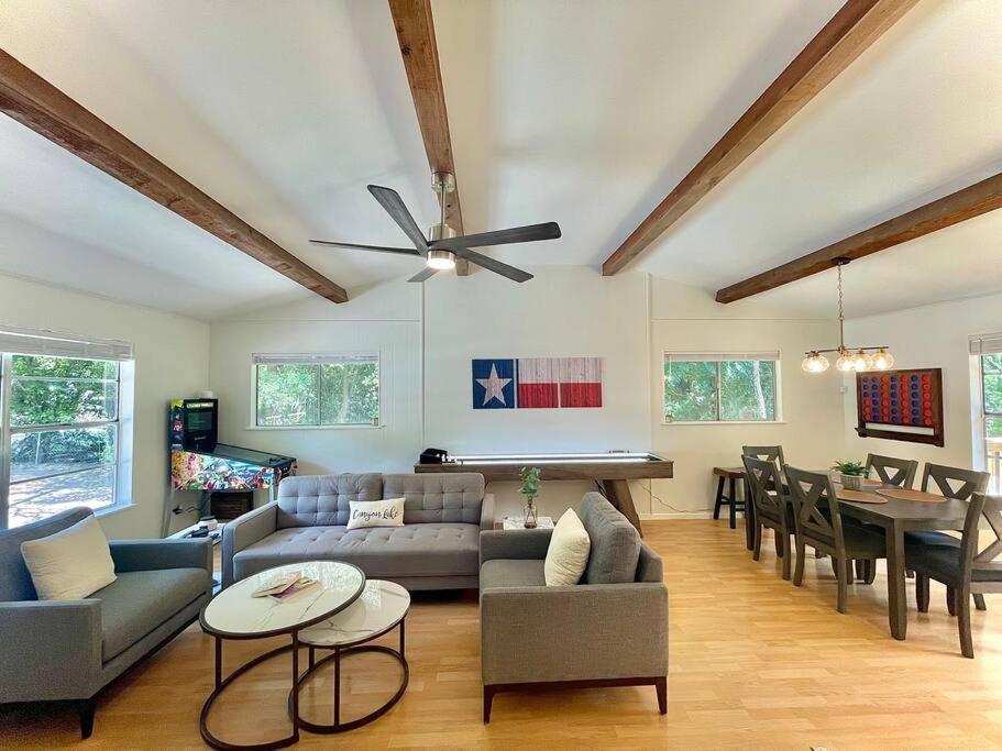 Canyon Lake River House Retreat-Location With Hot Tub Esterno foto